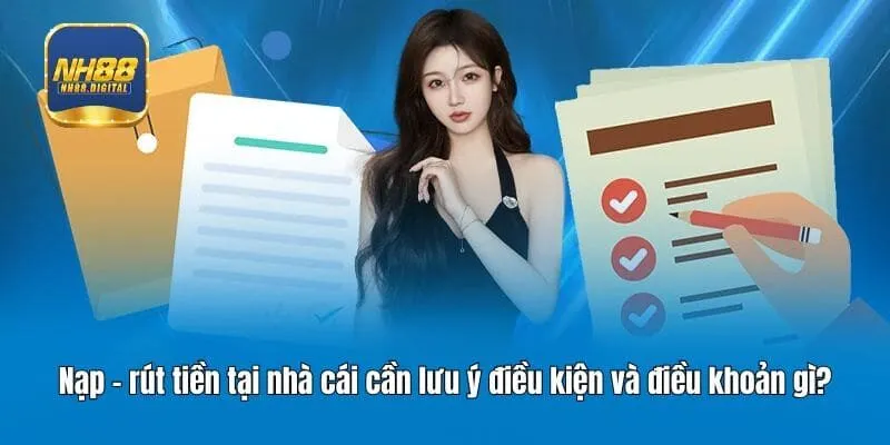 Nạp - rút tiền tại nhà cái cần lưu ý điều kiện và điều khoản gì?